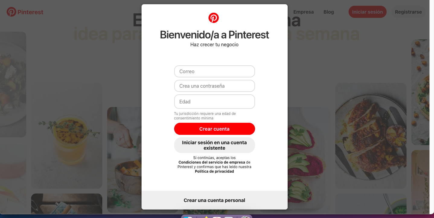 pinterest empresas