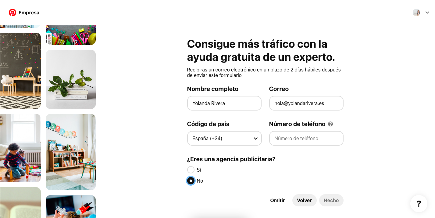 pinterest para empresas
