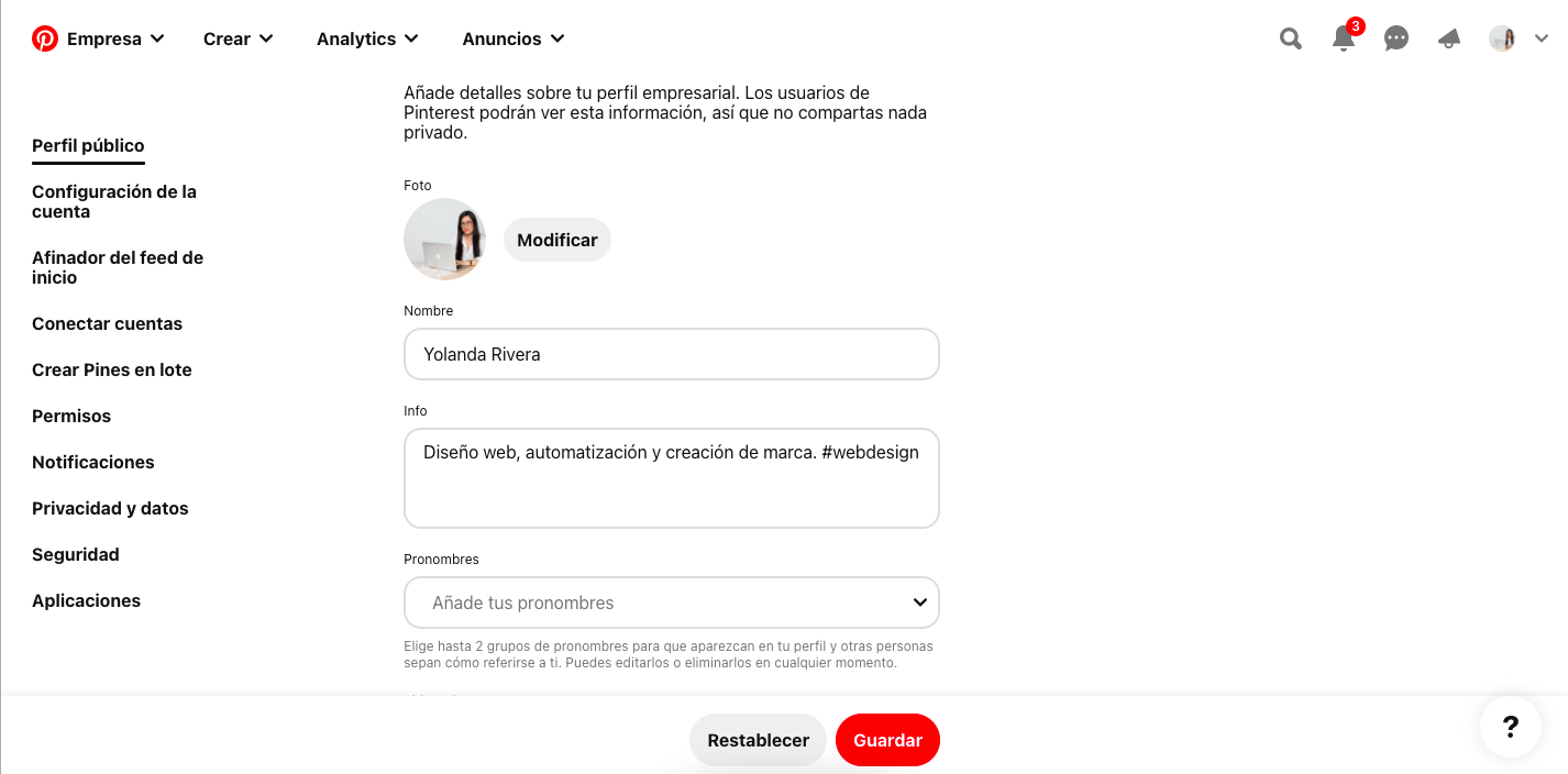 pinterest para empresas