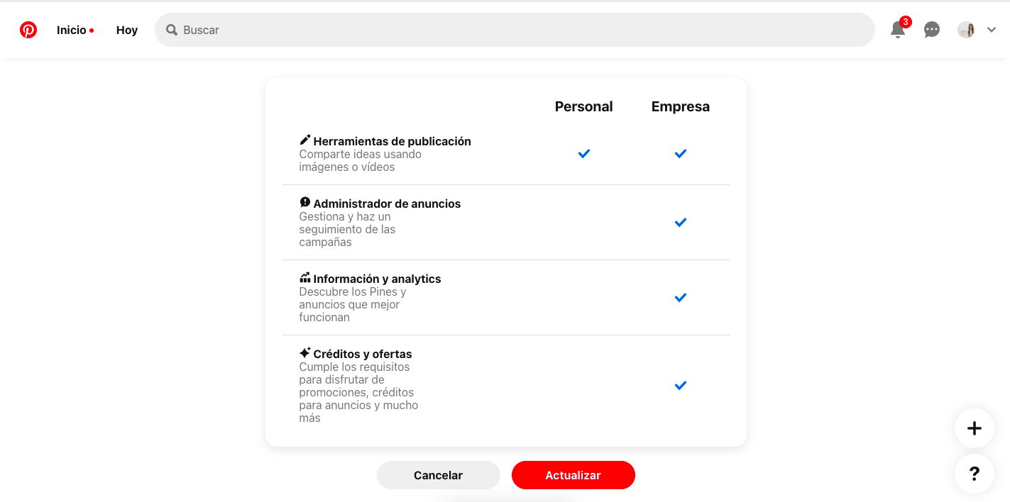 pinterest para empresas